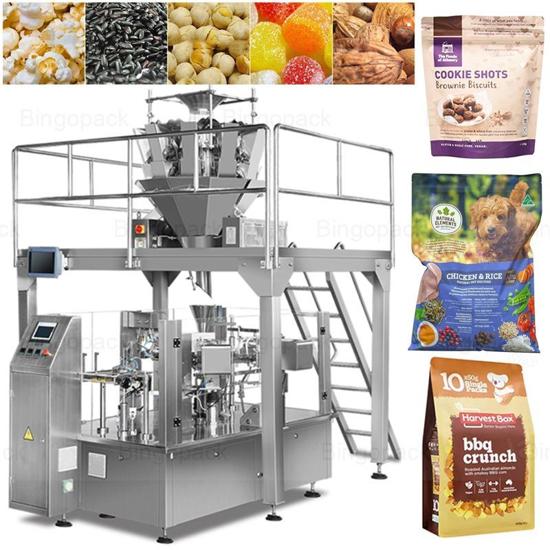 Automatic Rotary Premade Pouch Doypack Packing Machine