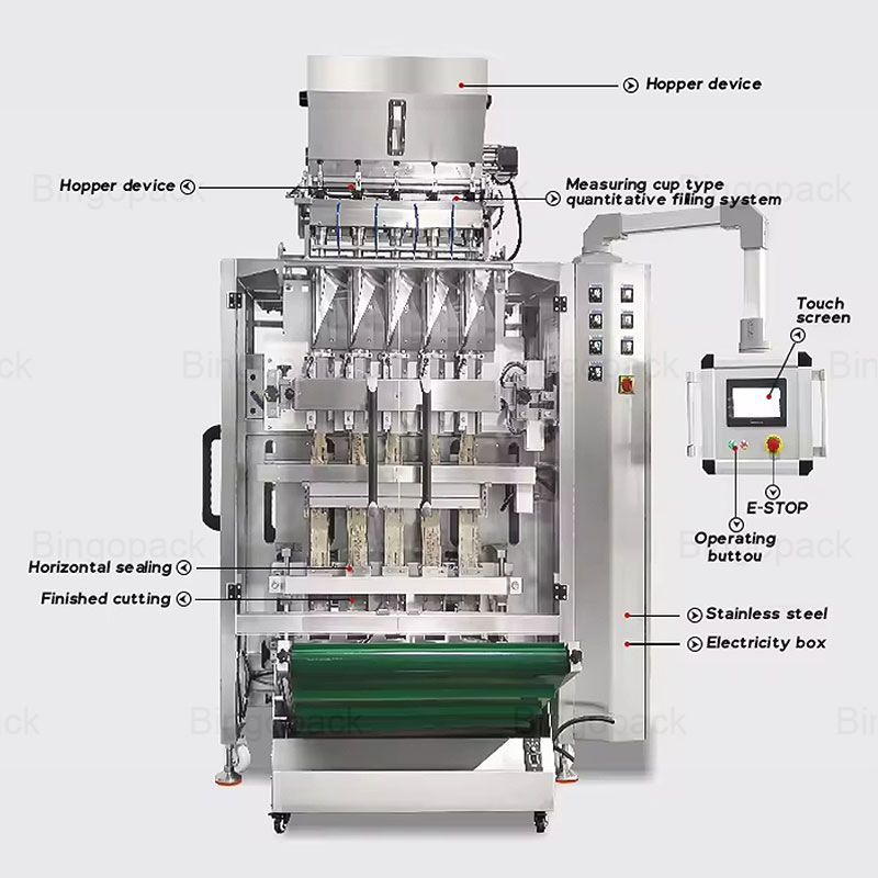 sachet filling and sealing machine