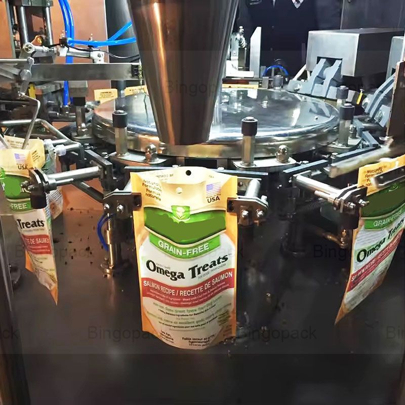 rotary premade pouch packing machine