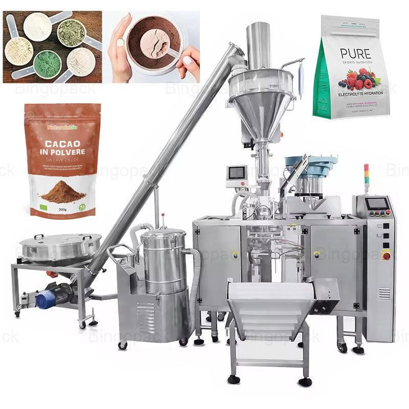 Automatic Powder Pouch Filling Sealing Packaging Machine Mini Doypack Packing Machine