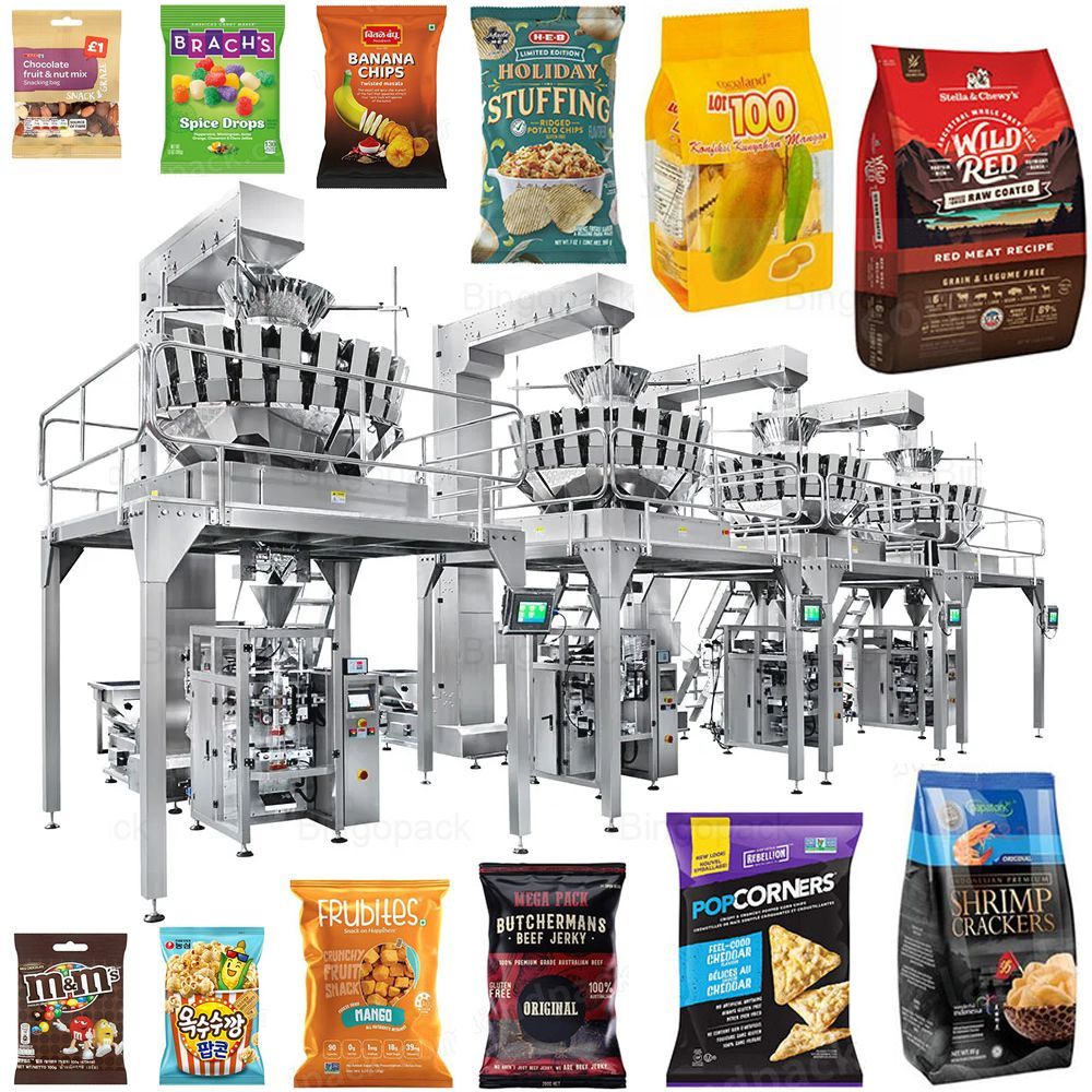 High Speed Vffs Packaging Machine | Multihead Weigher Packing Line